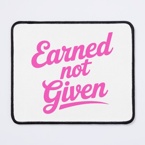 Item preview, Earned Not Given! Pink Gym Girl designed and sold by PMCreative.