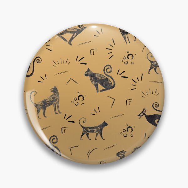 Item preview, Cave Art Cats on Butterscotch designed and sold by KSimpson838.