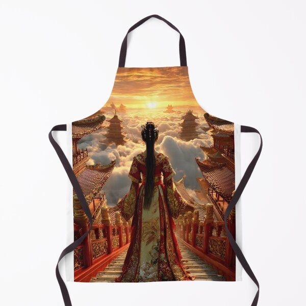 Item preview, Majestic Sunset Over Ancient Temples in the Clouds designed and sold by Artessie.