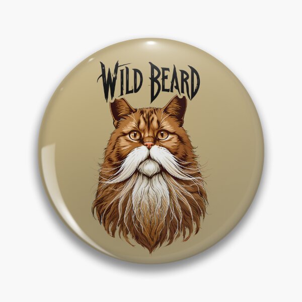 Item preview, Wild Beard. Funny Bearded Cat. Bearded pet humor. designed and sold by twisted-dot.