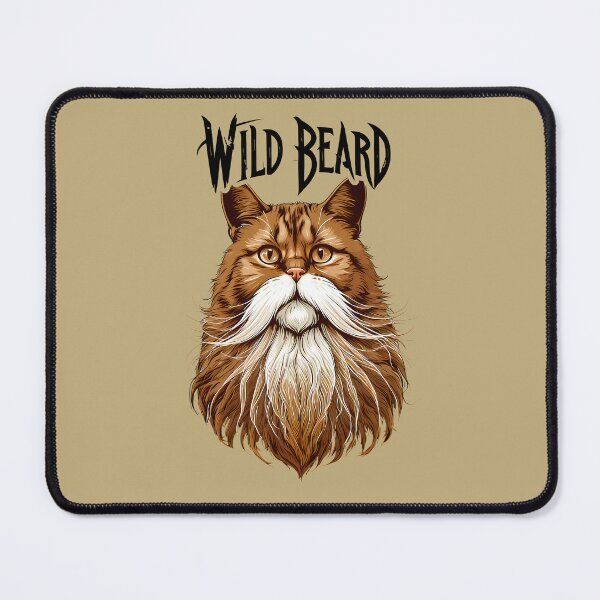 Item preview, Wild Beard. Funny Bearded Cat. Bearded pet humor. designed and sold by twisted-dot.