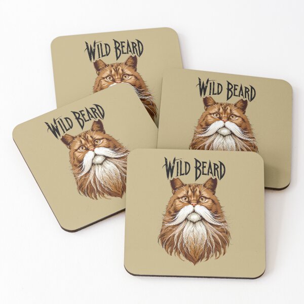 Item preview, Wild Beard. Funny Bearded Cat. Bearded pet humor. designed and sold by twisted-dot.