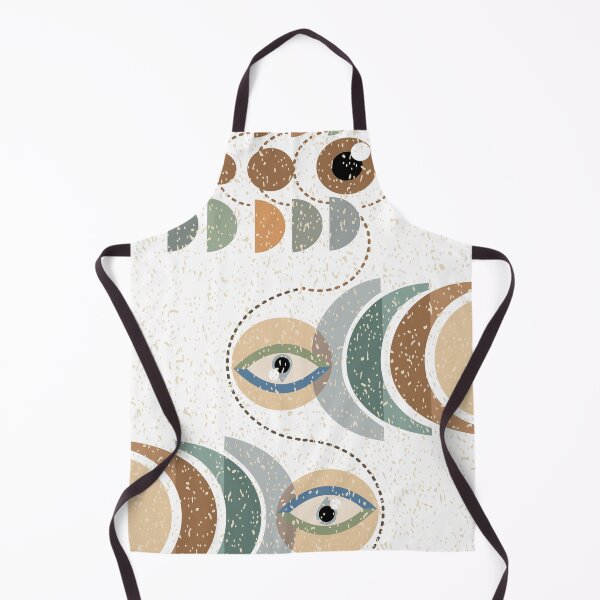 Item preview, Abstract design featuring geometric shapes in earthy tones of brown, green, and blue on a textured beige background. designed and sold by CreativebyTKK.