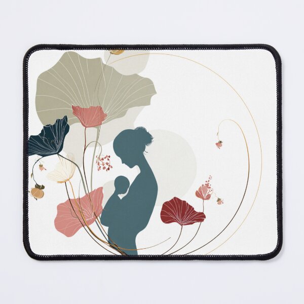 Item preview, Motherhood Bond Minimalist Floral Art Mother's Day Celebration designed and sold by BigStar-Cart.