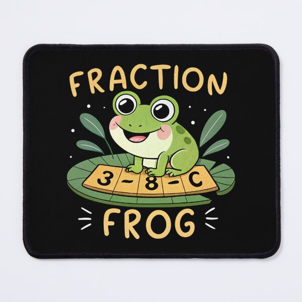 Item preview, Fraction Frog Math Pun Design – Funny Math Teacher Gift designed and sold by the science zoo.