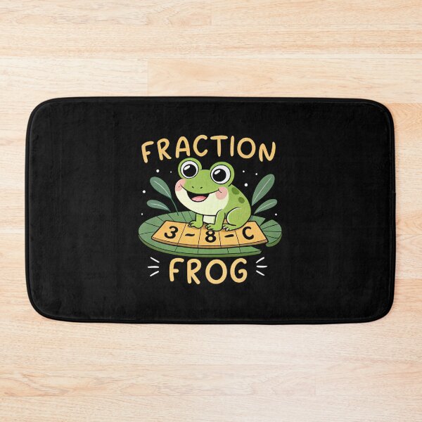 Item preview, Fraction Frog Math Pun Design – Funny Math Teacher Gift designed and sold by the science zoo.