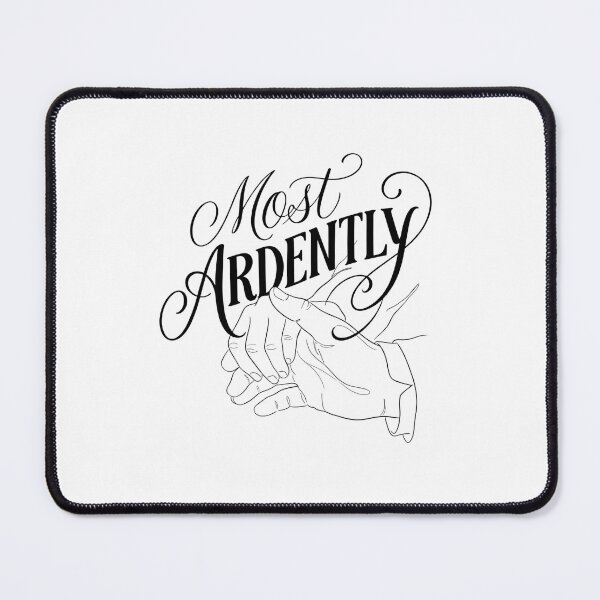 Item preview, Most Ardently Pride and Prejudice Jane Austen Line Art designed and sold by Fenay Designs.