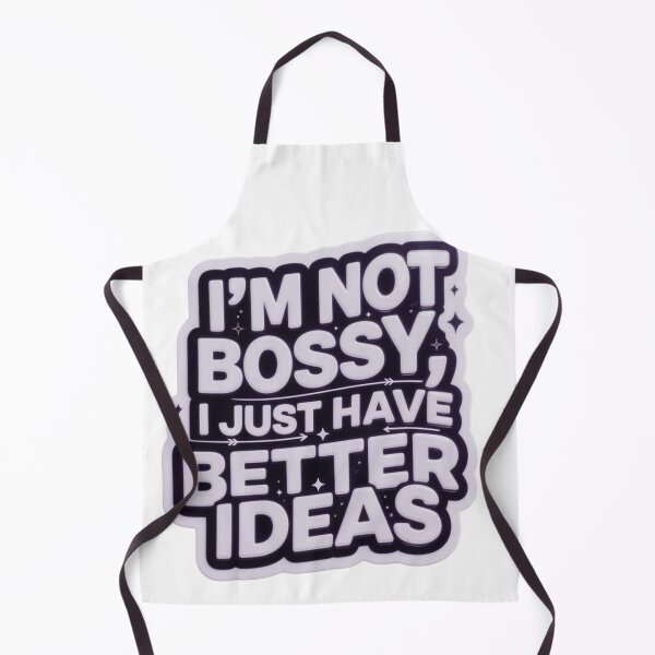 Item preview, Modern Realistic Vinyl Sticker – I'm Not Bossy, Just Have Better Ideas  designed and sold by ARTCREATESHOP.