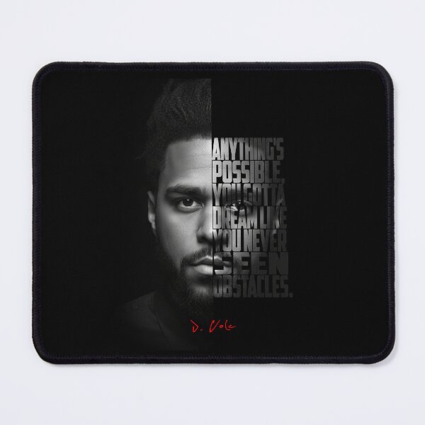 Item preview, Black and white J Cole quote. designed and sold by Enea Kelo.