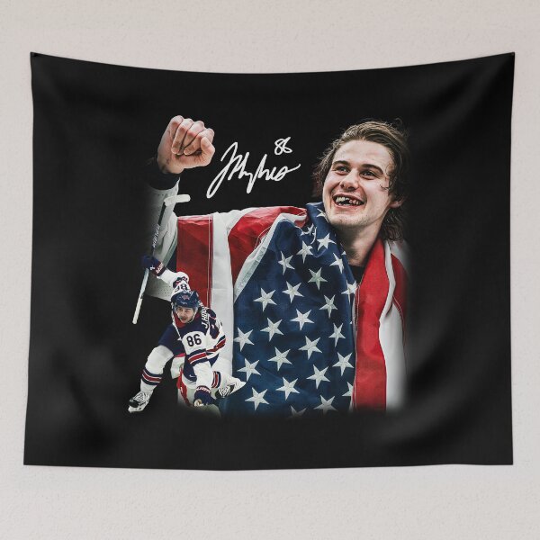 Item preview, Jack Hughes USA Olympic Gold Medal Hockey  designed and sold by issacsage.