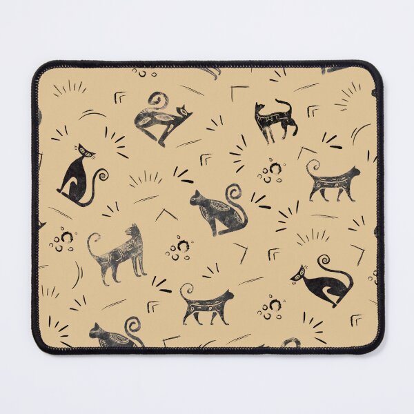 Item preview, Cave Art Cats on Pale Orange designed and sold by KSimpson838.