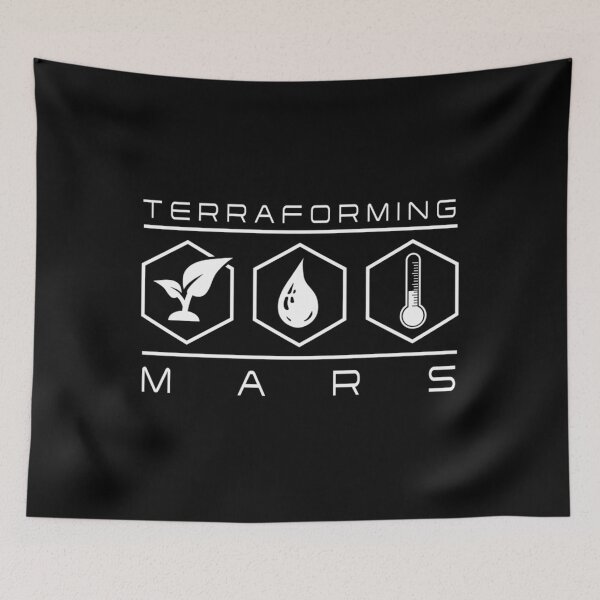 Item preview, Terraforming Mars - Icon Outline designed and sold by WilliamL1.