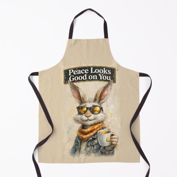 Item preview, Funny Rabbit with cup of tea. designed and sold by Natart1004.