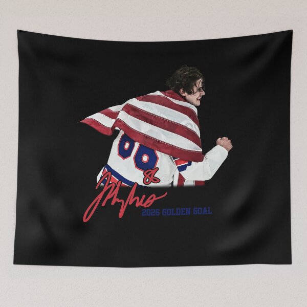 Item preview, Jack Hughes USA Hockey Golden Goal 2026 designed and sold by issacsage.