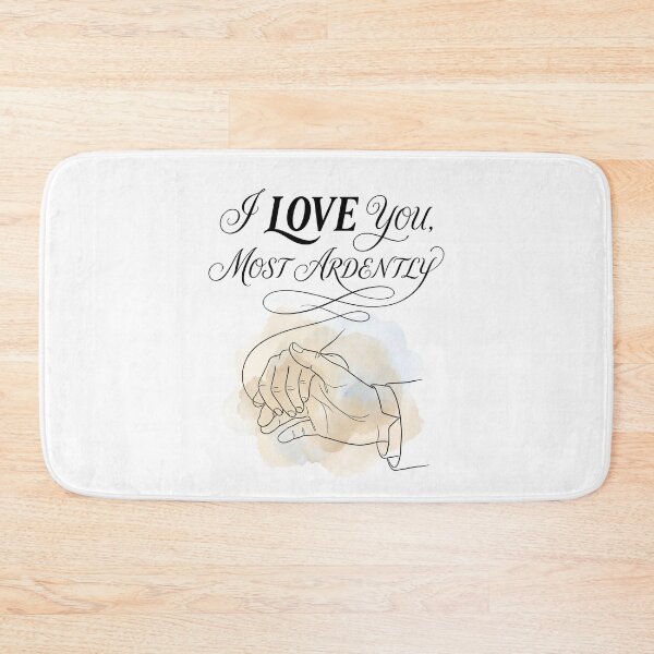 Item preview, I Love You Most Ardently Pride and Prejudice Watercolor designed and sold by Fenay Designs.