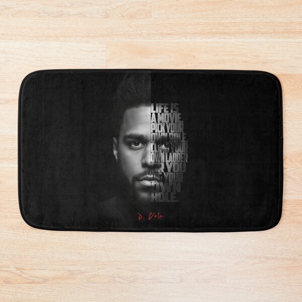 Item preview, Black and white J Cole quote. designed and sold by Enea Kelo.