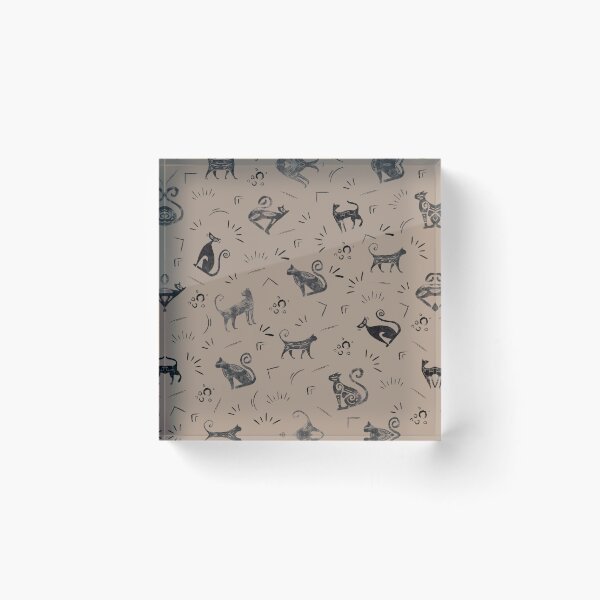 Item preview, Cave Art Cats on Light Brown designed and sold by KSimpson838.