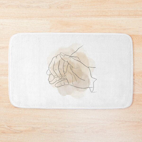 Item preview, Pride and Prejudice Line Art Hands Watercolor Romance designed and sold by Fenay Designs.