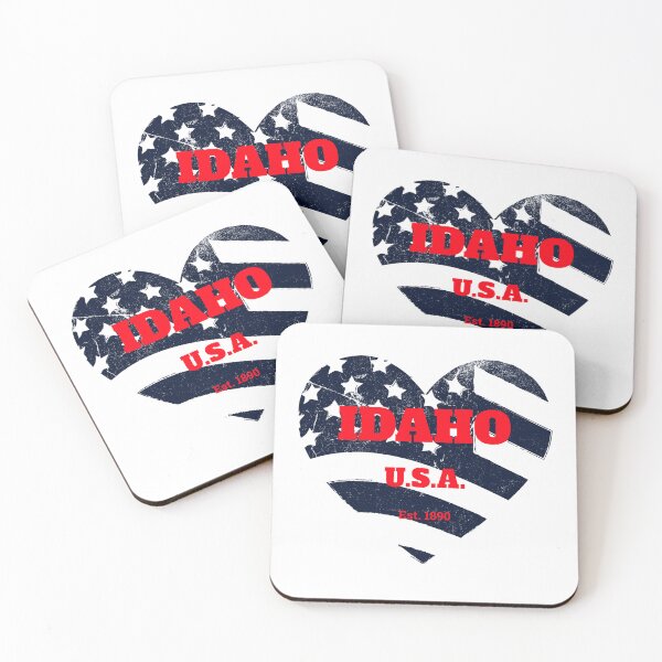 Item preview, Idaho Patriot Heart Flag designed and sold by ArtistryAlch.