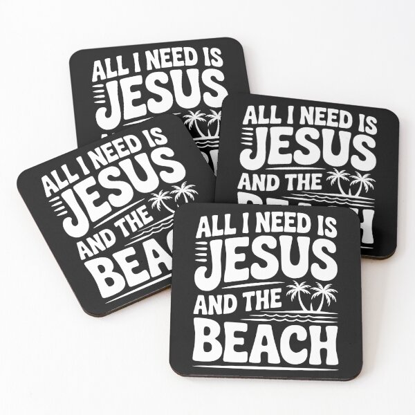 Item preview, All I Need is Jesus and the Beach designed and sold by Frank Ring.