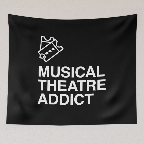 Item preview, Musical Theatre Addict – Theatre Kid Aesthetic Typography Design designed and sold by Identity Club Co.