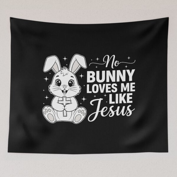 Item preview, Easter No Bunny Loves Me Like Jesus Christian designed and sold by OlakunleOloroz.