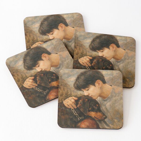 Item preview, BTS Jungkook and Bam | JK and Bammie oil painting | bts maknae | BTS in the soop designed and sold by moteesshop.