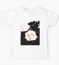 Retro Rose Peach Kids Tee