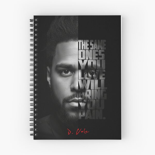 Item preview, Black and white J Cole quote. designed and sold by Enea Kelo.
