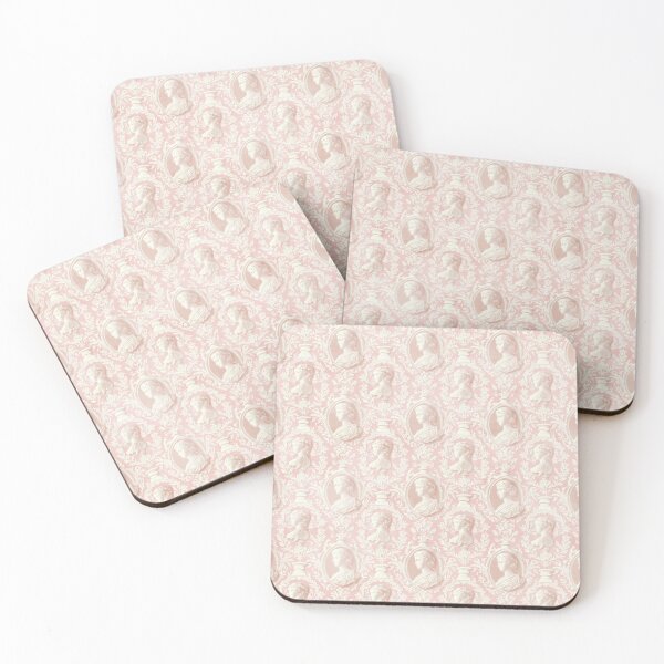 Item preview, Pink Cameo Coquette Pattern  designed and sold by LouieVanille.