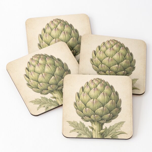 Item preview, Vintage Artichoke Botanical Print – Rustic Farmhouse Kitchen Wall Art designed and sold by Darlin8888.