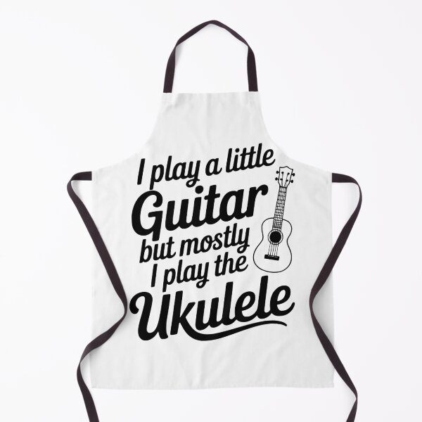 Item preview, I Play a Little Guitar but Mostly I Play the Ukulele designed and sold by Frank Ring.
