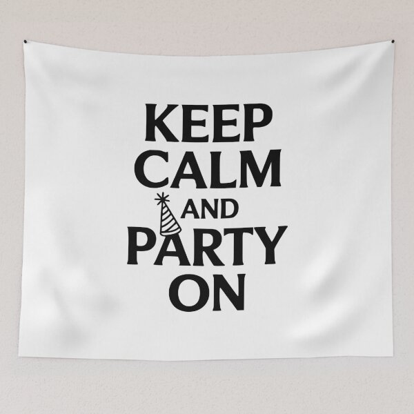 Item preview, Keep Calm and Party On designed and sold by Frank Ring.