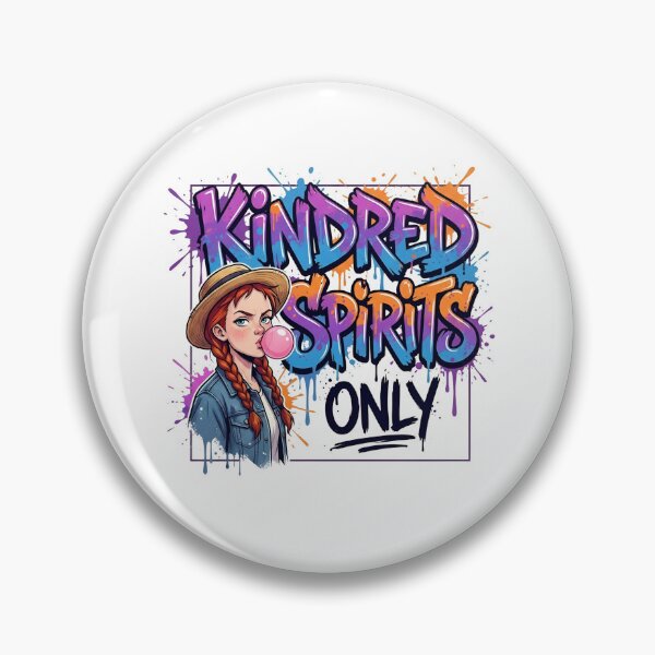 Item preview, Anne of Green Gables Kindred Spirits Only Paint Splatter designed and sold by Fenay Designs.