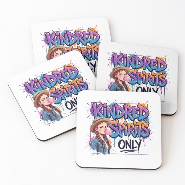 Item preview, Anne of Green Gables Kindred Spirits Only Paint Splatter designed and sold by Fenay Designs.