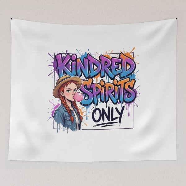Item preview, Anne of Green Gables Kindred Spirits Only Paint Splatter designed and sold by Fenay Designs.