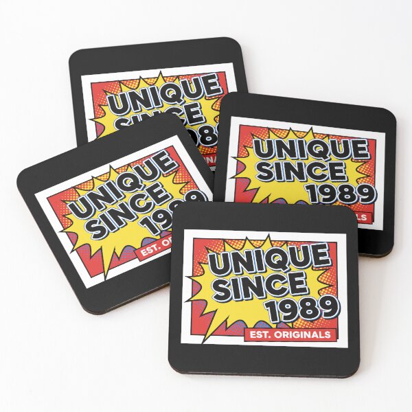 Item preview, Unique Since 1989 – Retro Comic Pop Art Design for a Birthday designed and sold by Fuechse.