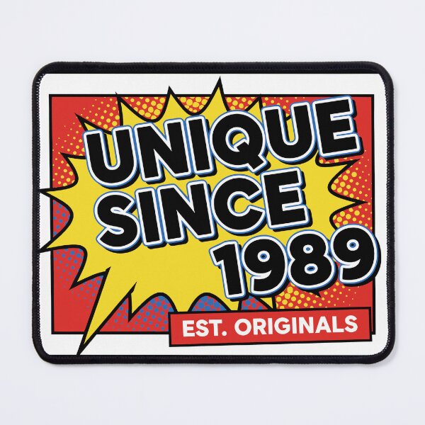Item preview, Unique Since 1989 – Retro Comic Pop Art Design for a Birthday designed and sold by Fuechse.