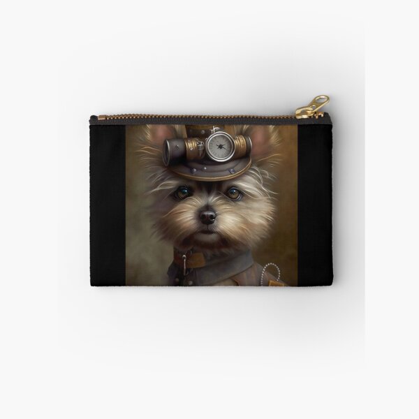 Item preview, Distinguished Steampunk Dog, Fun Steampunk Terrier Vintage Photograph designed and sold by Orianah.