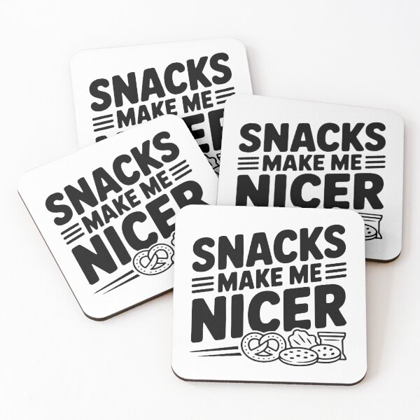 Item preview, Snacks Make Me Nicer designed and sold by Frank Ring.
