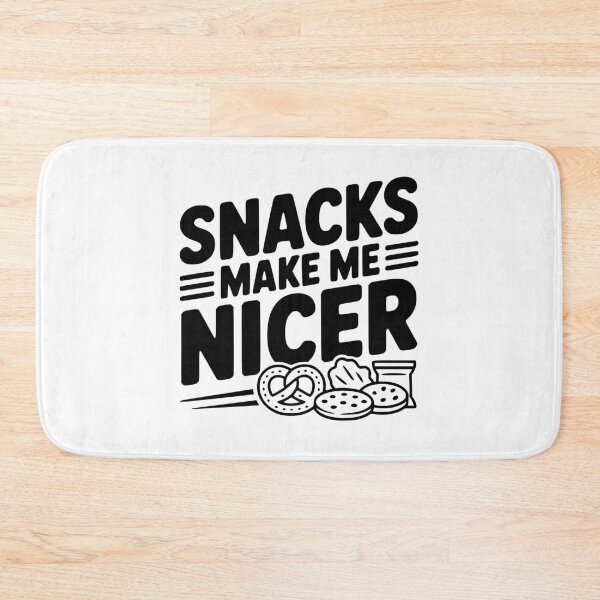 Item preview, Snacks Make Me Nicer designed and sold by Frank Ring.