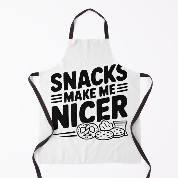 Item preview, Snacks Make Me Nicer designed and sold by Frank Ring.