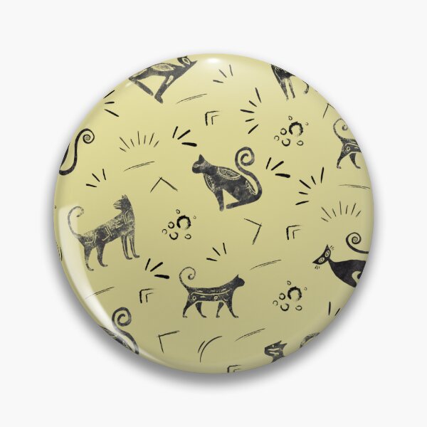 Item preview, Cave Art Cats on Yellow designed and sold by KSimpson838.