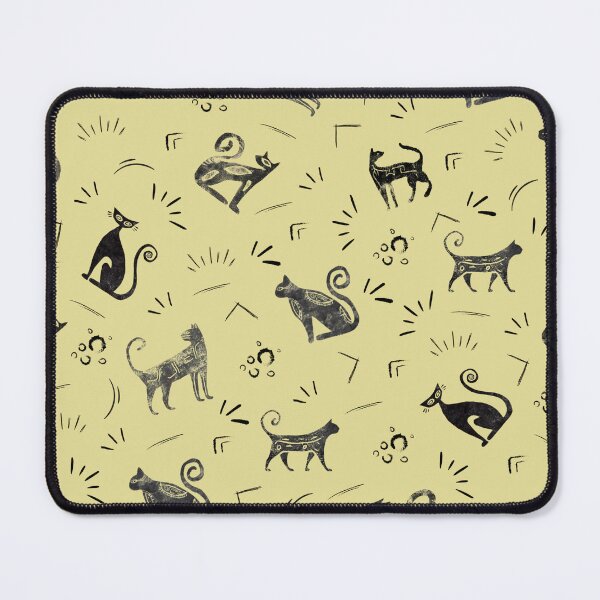 Item preview, Cave Art Cats on Yellow designed and sold by KSimpson838.