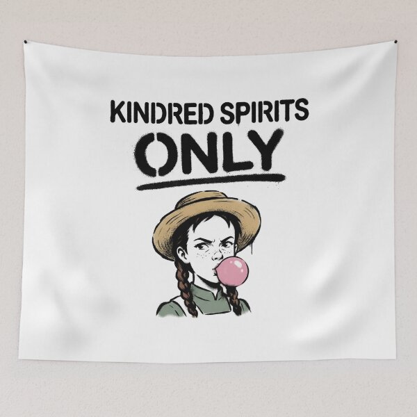 Item preview, Kindred Spirits Only Anne of Green Gables Bubblegum Stencil designed and sold by Fenay Designs.