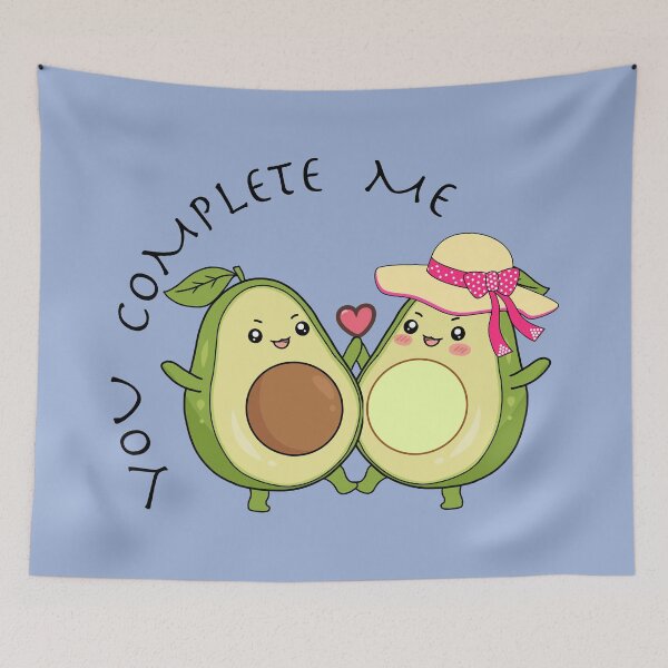 Item preview, Cute Avocado Couple In Love designed and sold by Naya Fankar .