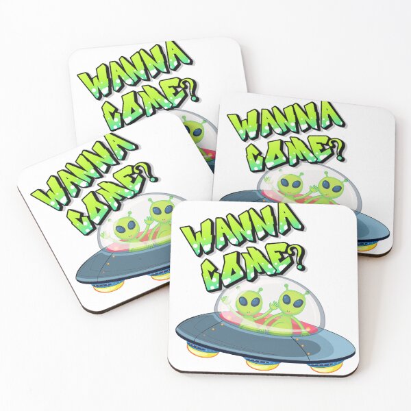 Item preview, UFO wanna come?  designed and sold by Vandavision.