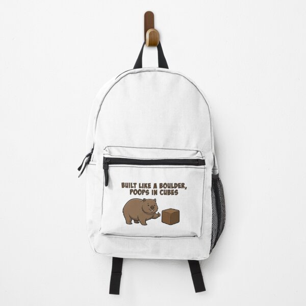 Item preview, Built Like A Boulder Poops In Cubes Wombat designed and sold by Petzzz.