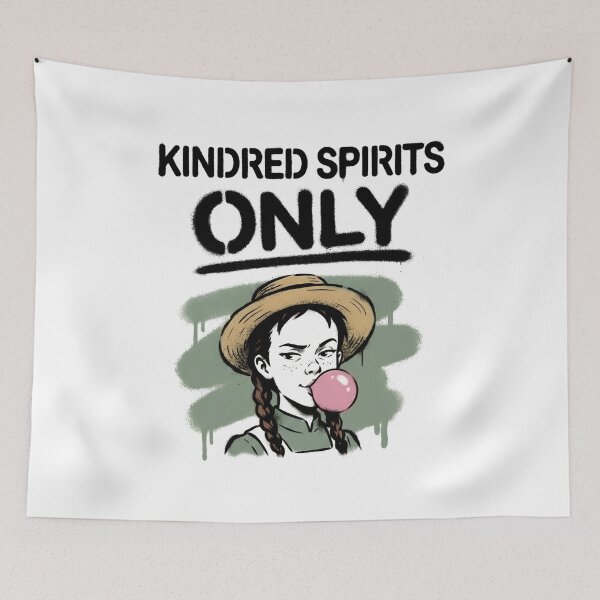 Item preview, Kindred Spirits Only Anne of Green Gables Bubblegum Stencil designed and sold by Fenay Designs.