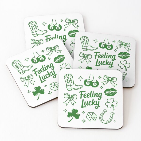 Item preview, Feeling Lucky – Green Lucky Icons St. Patrick’s Day Design designed and sold by Saxon Designs.